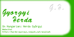 gyorgyi herda business card